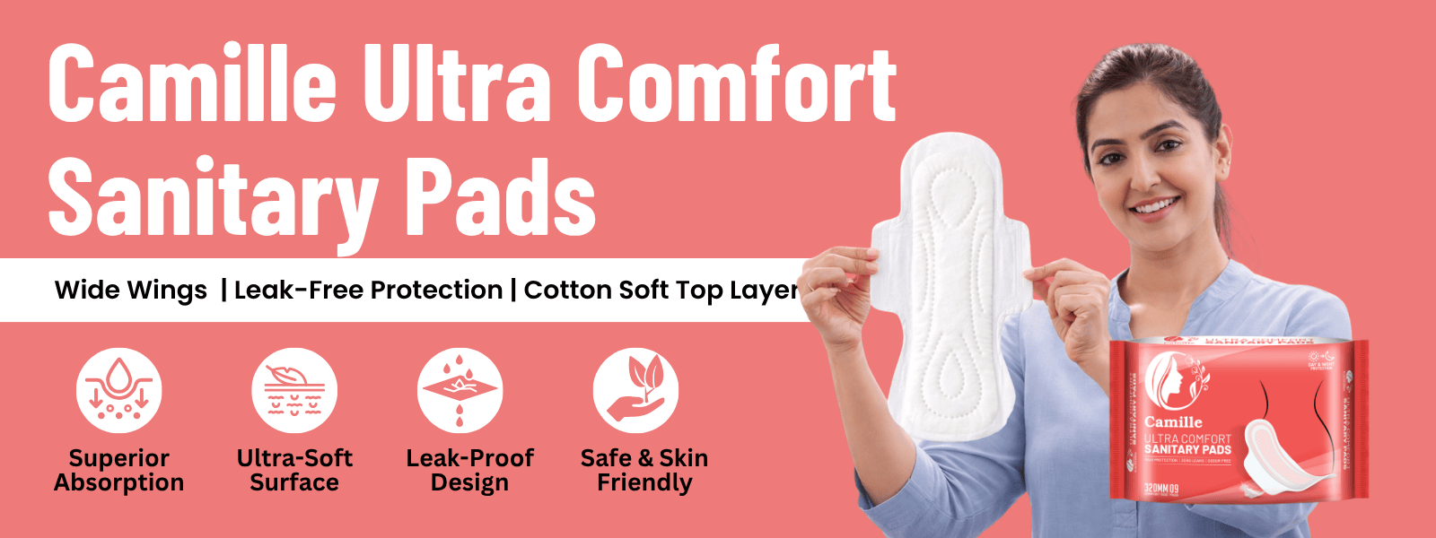 sanitary pads India best sanitary pads for heavy flow cotton soft sanitary pads leak proof sanitary napkins extra long pads 320mm wide wing sanitary pads rash free sanitary pads affordable sanitary pads India