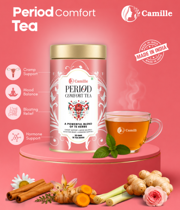 Herbal Tea for Period Pain Menstrual Comfort Tea Tea for Period Cramps Herbal Tea for Menstrual Cramps Period Pain Relief Tea Women's Wellness Tea Natural Tea for Menstrual Health PMS Relief Herbal Tea Herbal Tea for Hormonal Balance Best Herbal Tea for Period Cramps